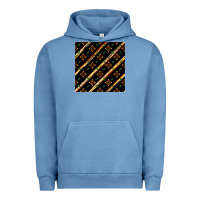 Pigment Pebble Blue african floral seamless pattern Urban Hoodie - BundleAndBundleShop