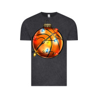 Vintage Black christmas  baskerball Vintage Tee - Zillion Design Studio
