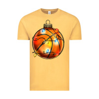 Vintage Mustard christmas  baskerball Vintage Tee - Zillion Design Studio