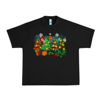 Christmas Trees With Basketball Urban Heavy Tee | Teevron