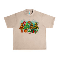French Oak christmas trees with basketball Urban Heavy Tee - Zillion Design Studio