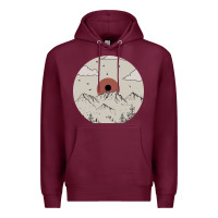 Burgundy The Mountains Are Calling Premium Hoodie - Bettercallsaul
