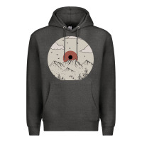 Charcoal Heather The Mountains Are Calling Premium Hoodie - Bettercallsaul
