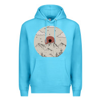 Ocean Blue The Mountains Are Calling Premium Hoodie - Bettercallsaul