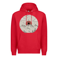 Red The Mountains Are Calling Premium Hoodie - Bettercallsaul