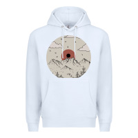 White The Mountains Are Calling Premium Hoodie - Bettercallsaul