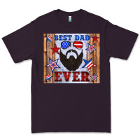 Plum best dad ever american flag Premium Tee - Artiststas