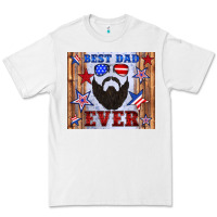 White best dad ever american flag Premium Tee - Artiststas