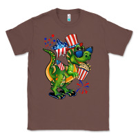 Chestnut 4th of July T-Rex Classic Tee - CowGirlArtShop
