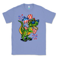 Colony Blue 4th of July T-Rex Classic Tee - CowGirlArtShop