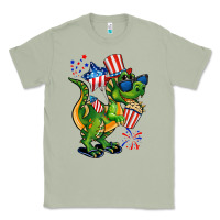 Matcha 4th of July T-Rex Classic Tee - CowGirlArtShop