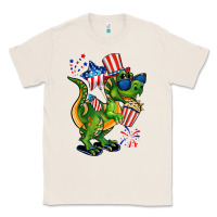Natural 4th of July T-Rex Classic Tee - CowGirlArtShop