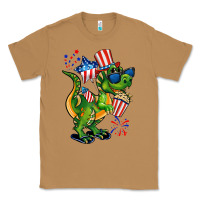 Toasted Coconut 4th of July T-Rex Classic Tee - CowGirlArtShop