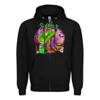 Black spooky cowgirl  halloween Zipper Hoodie - AdoDesignShop