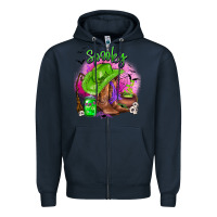 Navy spooky cowgirl  halloween Zipper Hoodie - AdoDesignShop