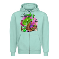 Spooky Cowgirl  Halloween Zipper Hoodie | Teevron