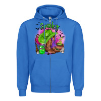 True Royal spooky cowgirl  halloween Zipper Hoodie - AdoDesignShop