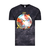 Cloud Black christmas  baseball Vintage Tee - Zillion Design Studio