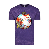 Cloud Purple christmas  baseball Vintage Tee - Zillion Design Studio