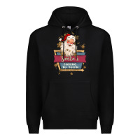 Black santa's coming to town Premium Hoodie - MaliasSmallBusiness