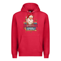 Santa's Coming To Town Premium Hoodie | Teevron