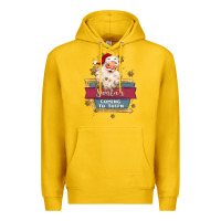 Lemon santa's coming to town Premium Hoodie - MaliasSmallBusiness