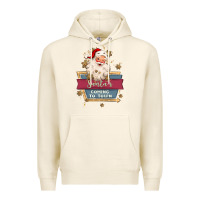 Tofu santa's coming to town Premium Hoodie - MaliasSmallBusiness