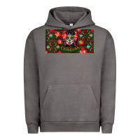 Pigment Tornado Chingona Sugar Skull License Plate Urban Hoodie - BundleAndBundleShop