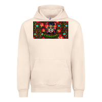 Sandshell Chingona Sugar Skull License Plate Urban Hoodie - BundleAndBundleShop