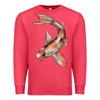 Cardinal Koi Fish Premium Sweatshirt - LillyAllenDesigns