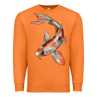 Carrot Koi Fish Premium Sweatshirt - LillyAllenDesigns