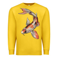 Lemon Koi Fish Premium Sweatshirt - LillyAllenDesigns