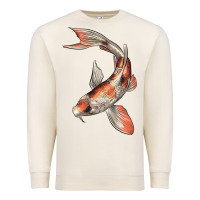 Sandshell Koi Fish Premium Sweatshirt - LillyAllenDesigns