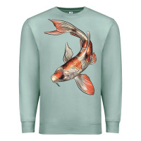 Seafoam Koi Fish Premium Sweatshirt - LillyAllenDesigns