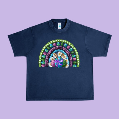Urban Heavy Tee easter rainbow