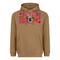 Toasted Coconut easter heifer with bunny ears and glasses license plate Heavyweight Hoodie - Artiststas