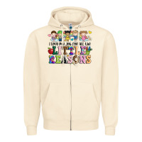 Sandshell i love my job for all the little reasons Zipper Hoodie - JahusDesignShop