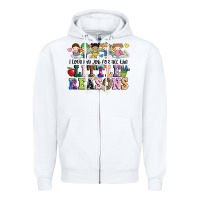 White i love my job for all the little reasons Zipper Hoodie - JahusDesignShop
