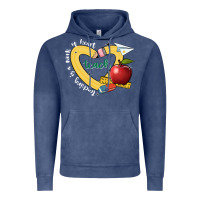 Vintage Denim teaching is a work of heart Vintage Hoodie - JahusDesignShop