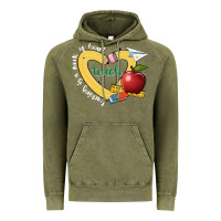 Vintage Olive teaching is a work of heart Vintage Hoodie - JahusDesignShop