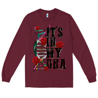 Burgundy its in my dna Long Sleeve Tee - CTS Tumbler Store