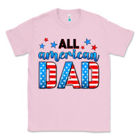 Bubblegum Pink All American dad Classic Tee - Neo Western