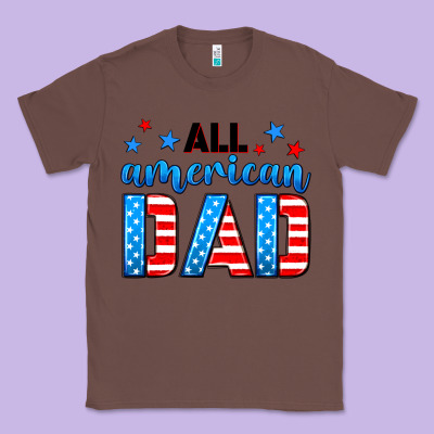 All American Dad Classic Tee Designed By Neo Western