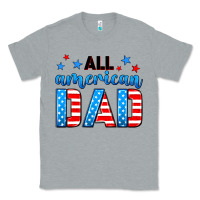 Heather Grey All American dad Classic Tee - Neo Western