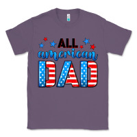 Lavender All American dad Classic Tee - Neo Western