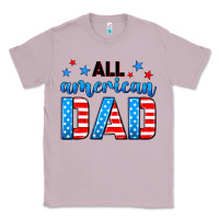 Lilac All American dad Classic Tee - Neo Western