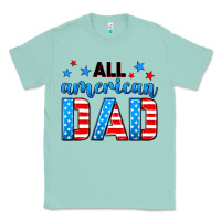 Seafoam All American dad Classic Tee - Neo Western
