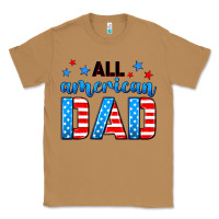 Toasted Coconut All American dad Classic Tee - Neo Western