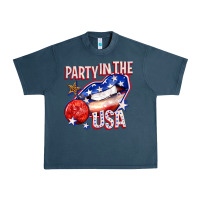 Midnight Navy party in the usa billie wilder Urban Heavy Tee - texasbilliewilder