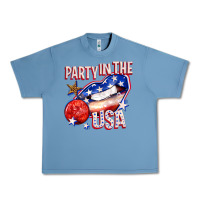 Pebble Blue party in the usa billie wilder Urban Heavy Tee - texasbilliewilder